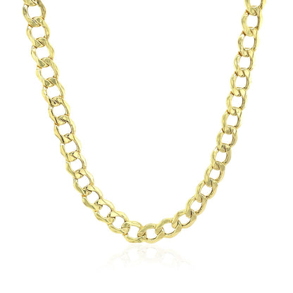 5.3mm 10k Yellow Gold Curb Chain Bids.com