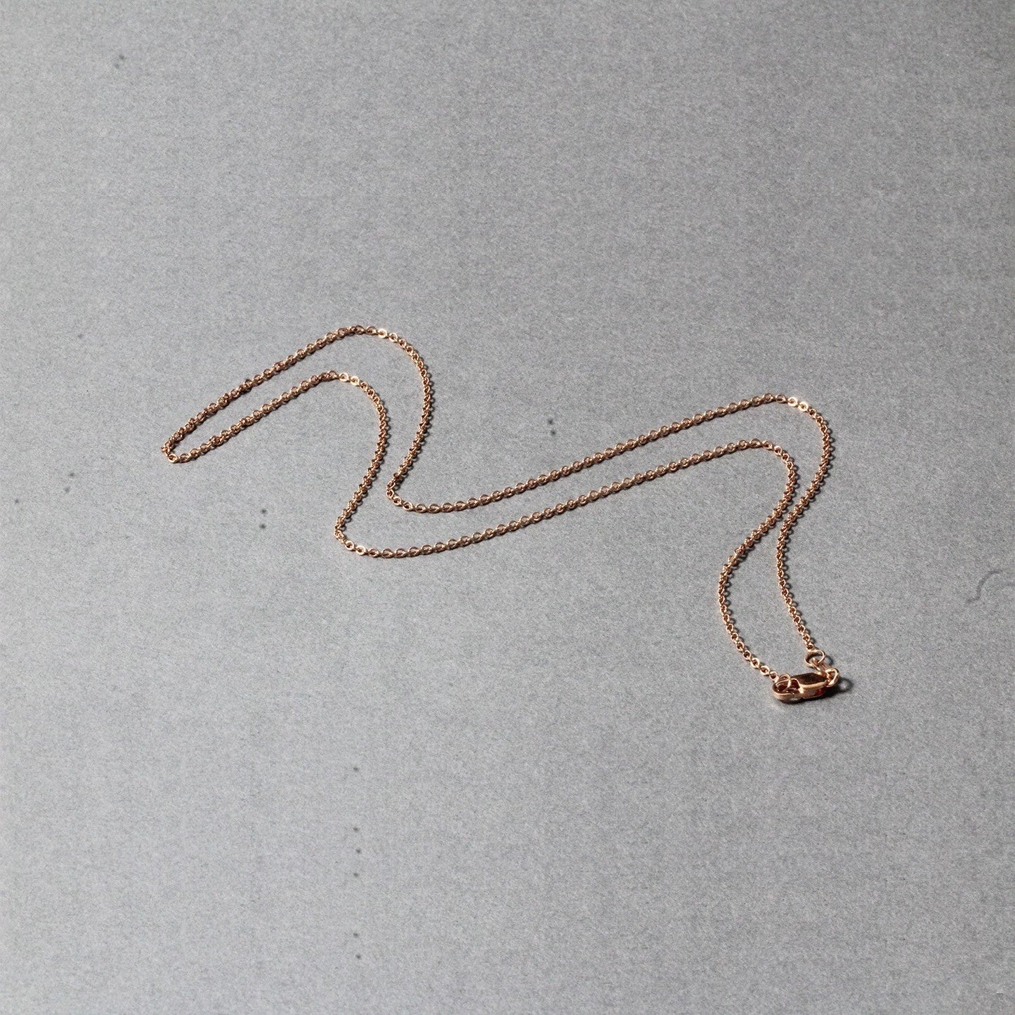 14k Rose Gold Round Cable Link Chain (1.25 mm) Bids.com