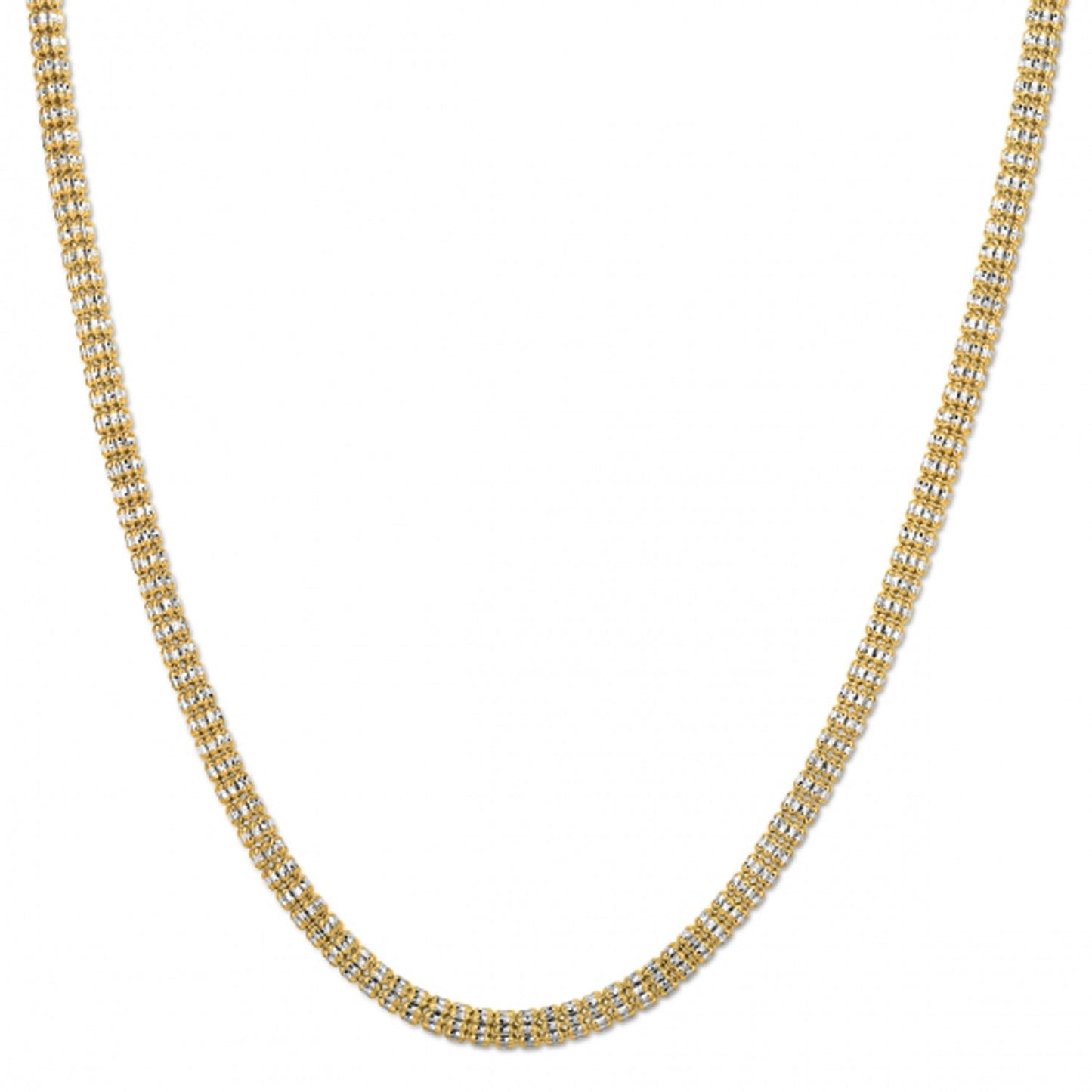 Ice Barrel Chain in 14k Yellow Gold (4.25 mm) Bids.com