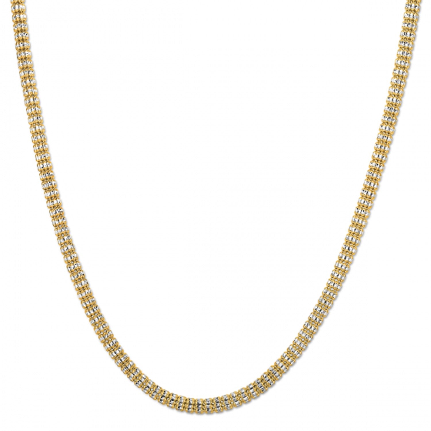 Ice Barrel Chain in 14k Yellow Gold (4.25 mm) Bids.com