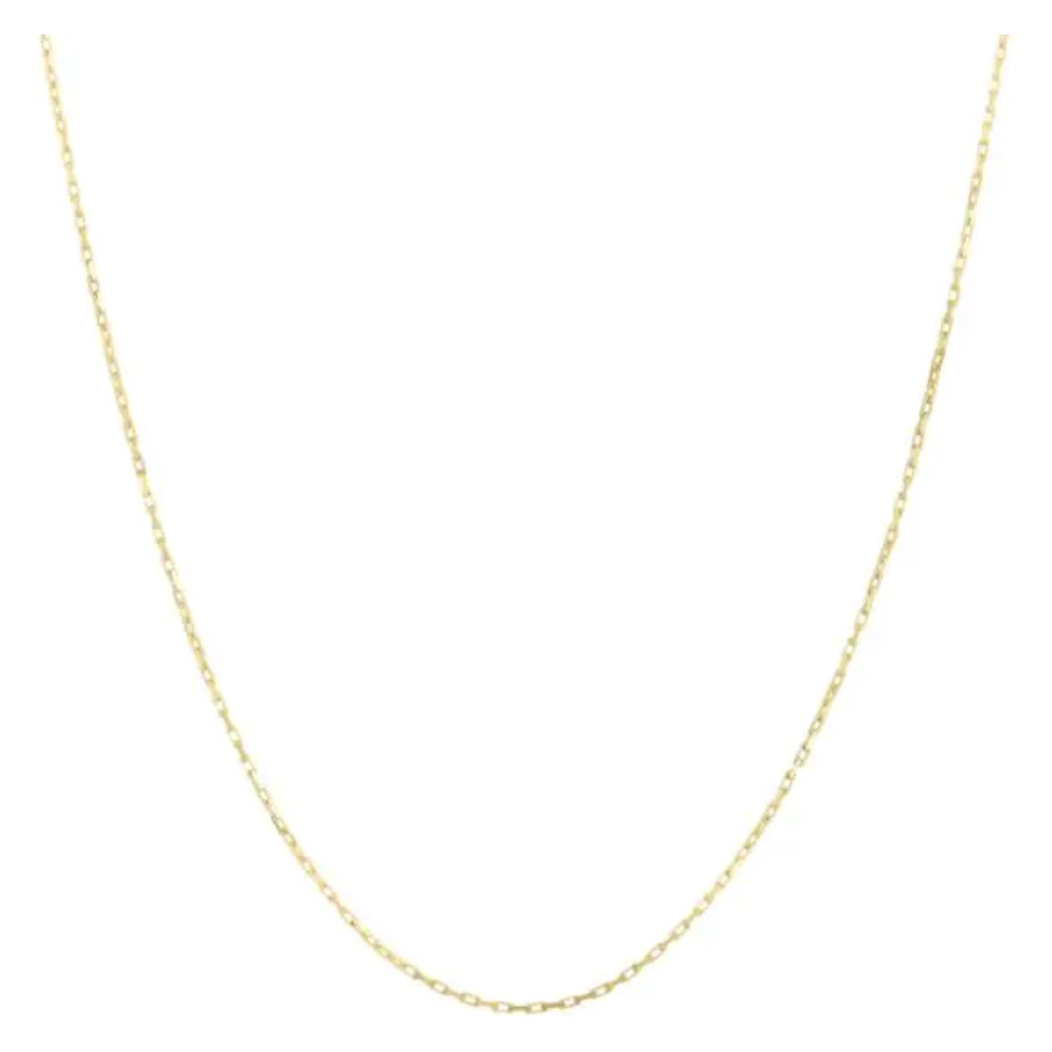 14k Yellow Gold French Cable Chain (1.30 mm) Bids.com