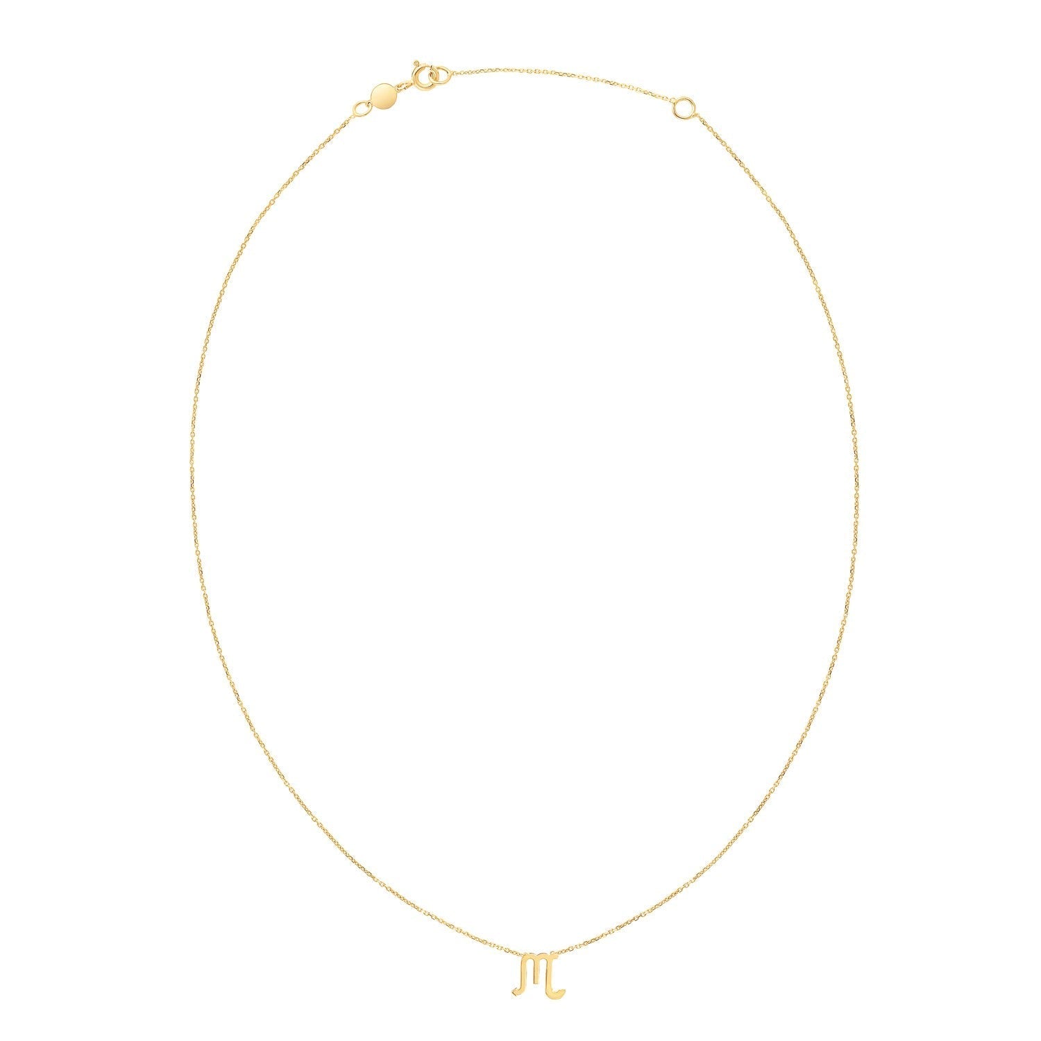 14K Yellow Gold Scorpio Necklace Bids.com