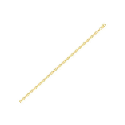 14k Yellow Gold Lite Anchor Chain (3.00 mm) Bids.com