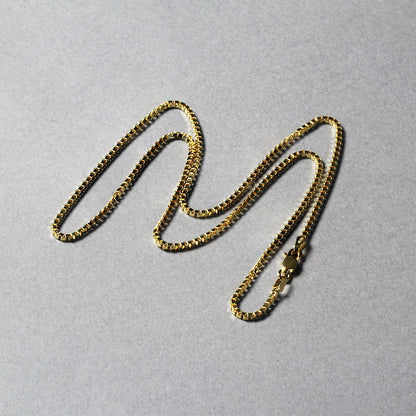 10k Yellow Gold Classic Box Chain (1.40 mm) Bids.com