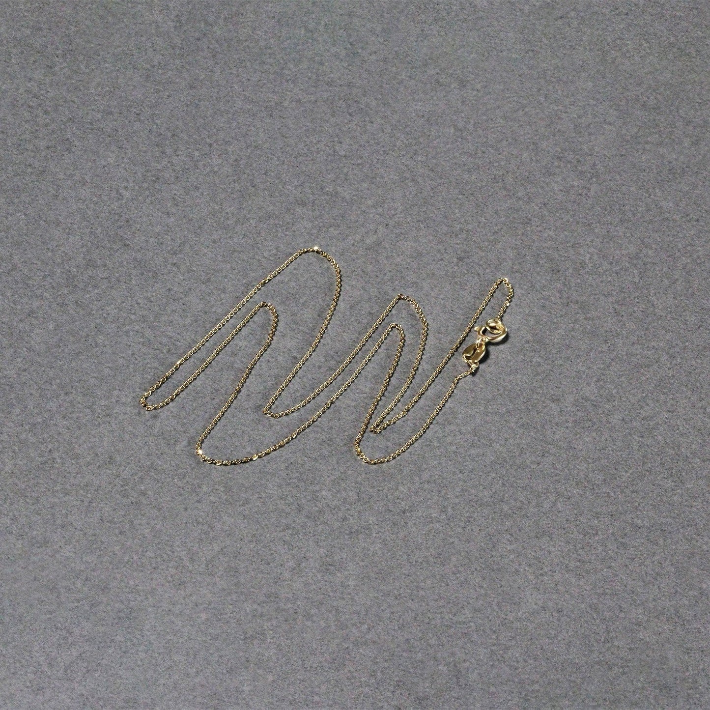 14k Yellow Gold Diamond Cut Cable Link Chain 0.7mm Bids.com