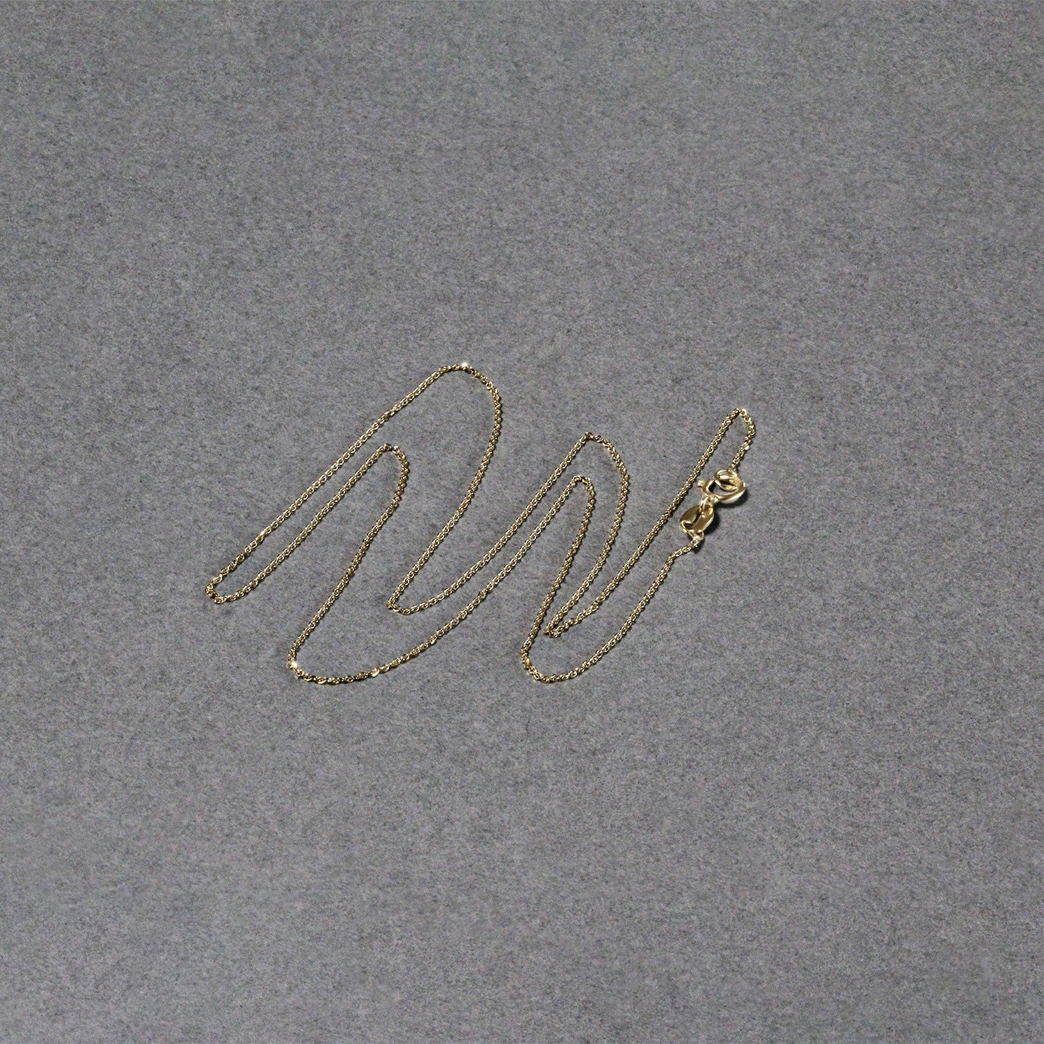 14k Yellow Gold Diamond Cut Cable Link Chain 0.7mm Bids.com