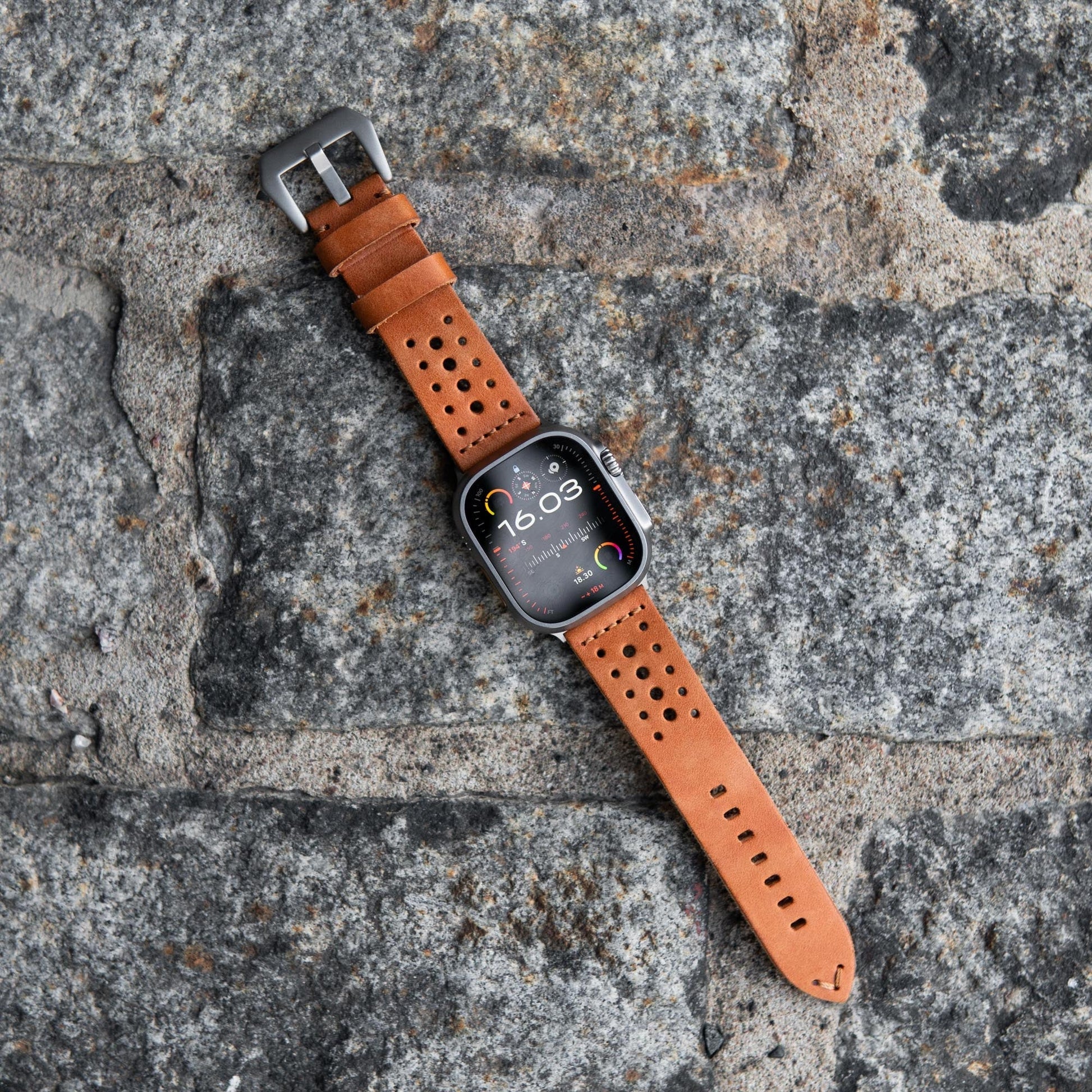 Racing Leather Strap Robust