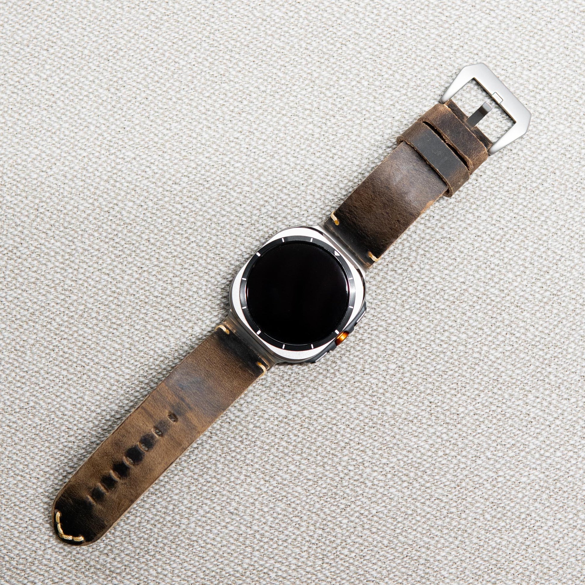 Leather Strap R01 for Samsung Galaxy Watch Ultra Robust