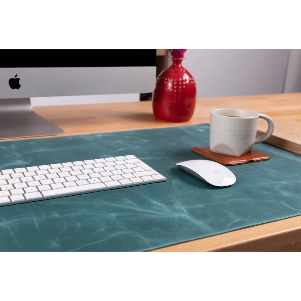 Natural Leather Desk Mat (37 cm x 80 cm) Mizuri Leather