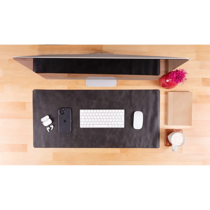 Natural Leather Desk Mat (37 cm x 80 cm) Mizuri Leather