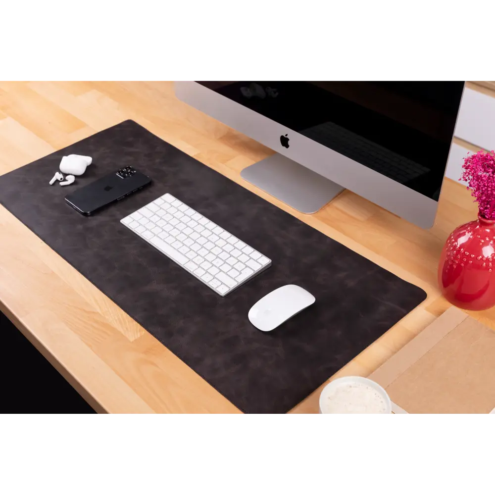 Natural Leather Desk Mat (37 cm x 80 cm) Mizuri Leather