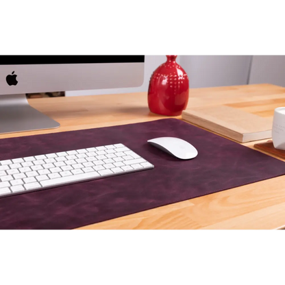 Natural Leather Desk Mat (37 cm x 80 cm) Mizuri Leather