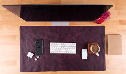 Natural Leather Desk Mat (91 cm x 48 cm) Mizuri Leather