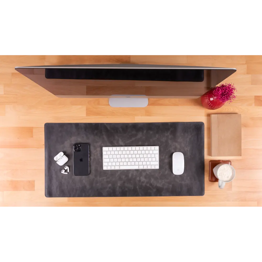 Natural Leather Desk Mat (37 cm x 80 cm) Mizuri Leather