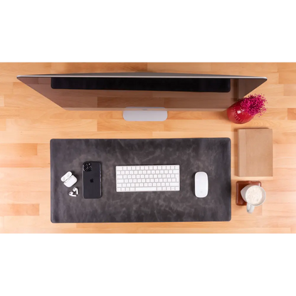 Natural Leather Desk Mat (37 cm x 80 cm) Mizuri Leather