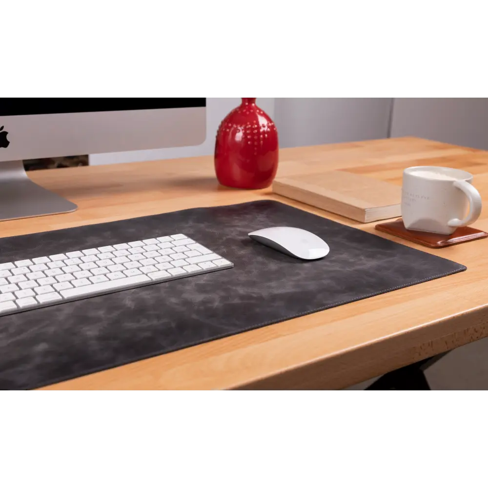 Natural Leather Desk Mat (37 cm x 80 cm) Mizuri Leather