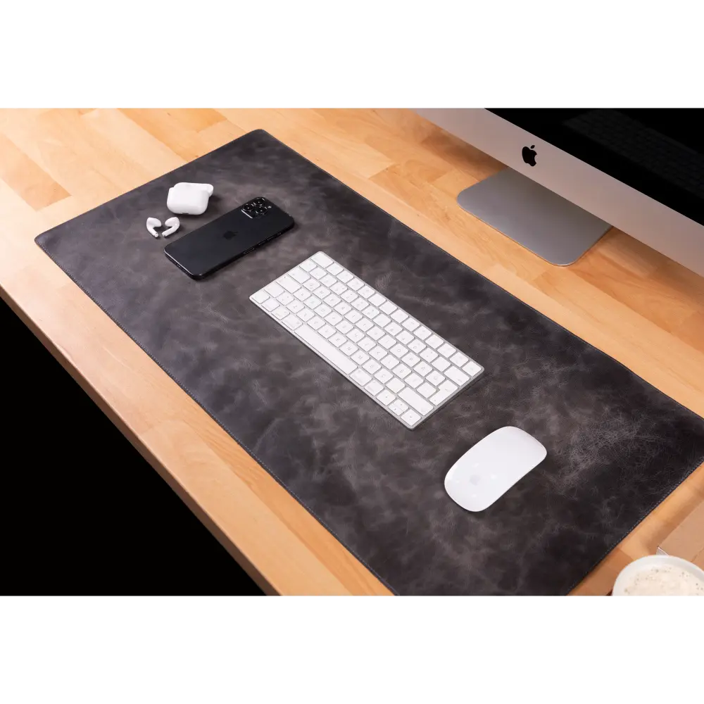Natural Leather Desk Mat (37 cm x 80 cm) Mizuri Leather