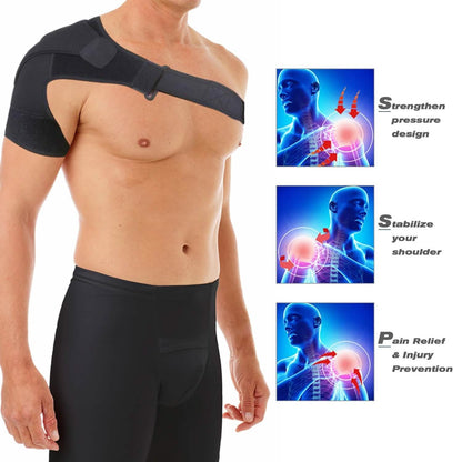 Unisex Adjustable Pain Relief Magnetic Shoulder Brace Support Brace DailySale