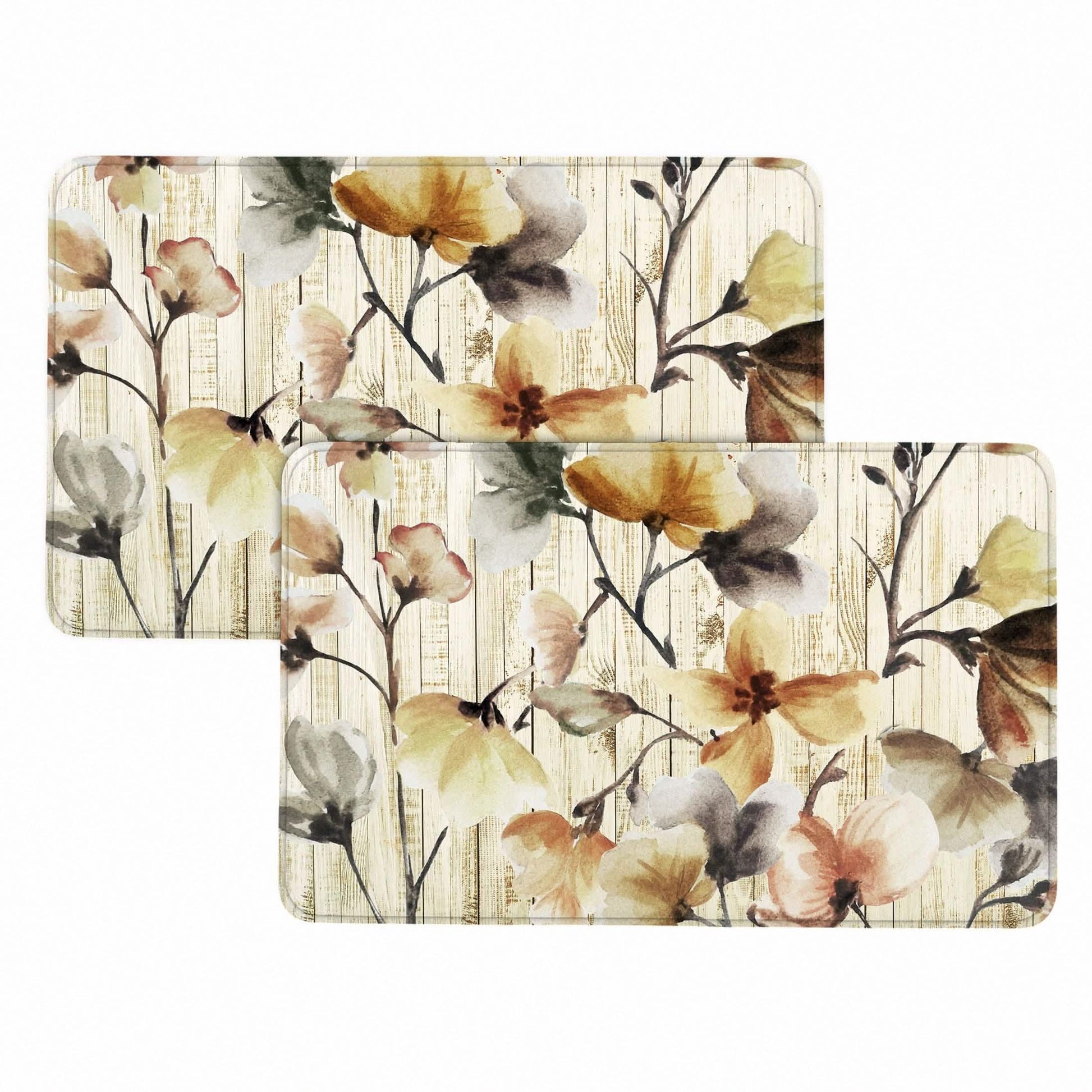 Bibb Home 1-2 Pack Anti Fatigue Cushioned Kitchen Mats DailySale