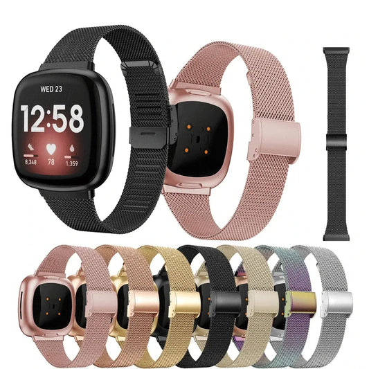 Fitbit Versa & Sense Steel Band - Durable Modern Design BandsCo Straps