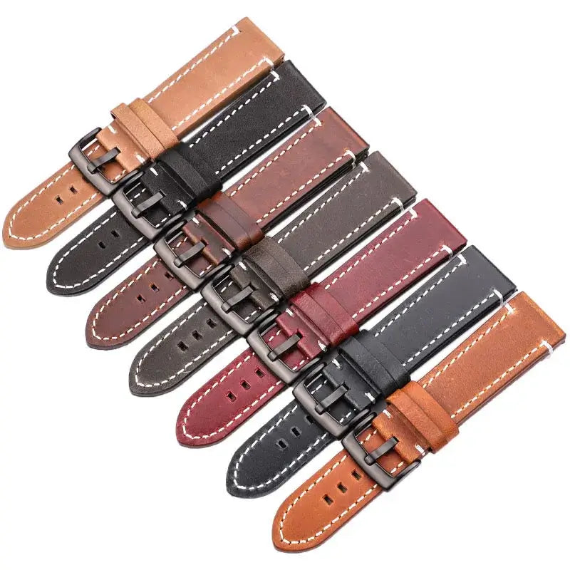 Suunto Leather Band - Durable Stylish Genuine Comfort BandsCo Straps