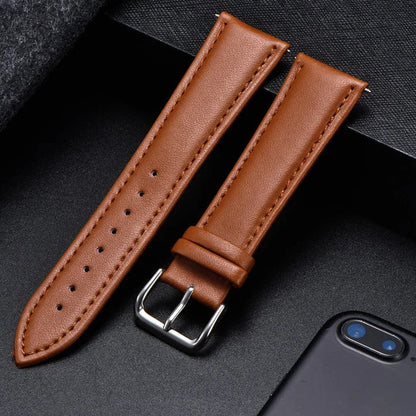 Motorola Moto Watch Band, Soft Calfskin Leather Strap, Steel Buckle BandsCo Straps