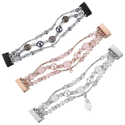Fitbit Charge 6, 5, 4, 3, Fashion Beaded Strap BandsCo Straps