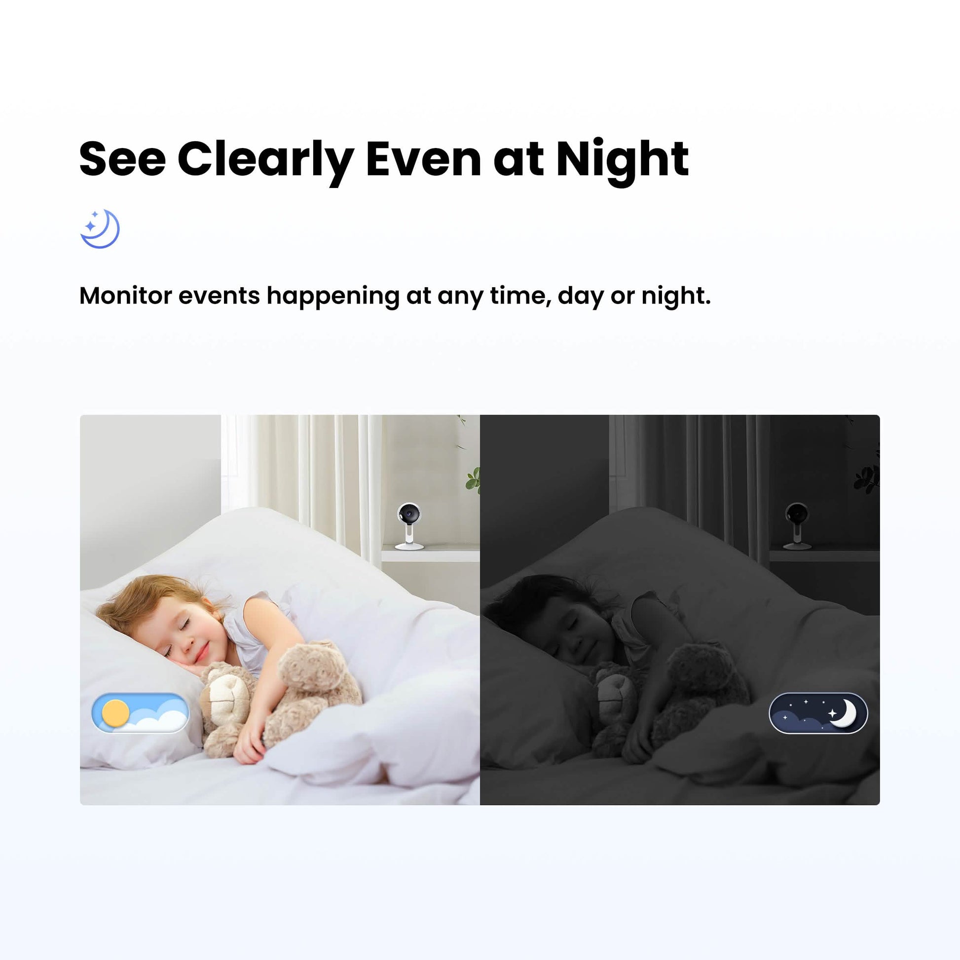 3MP Wireless Smart AI Home Security Camera – Two-Way Audio, Motion Detection, Night Vision DailySale
