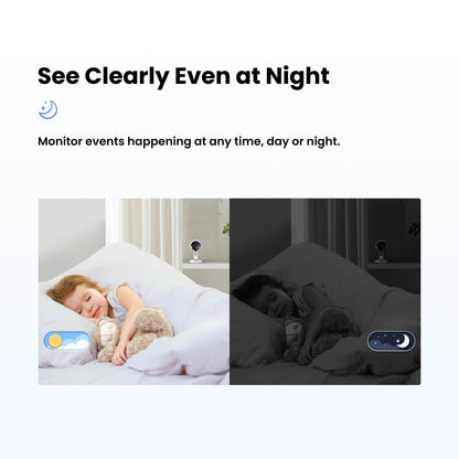3MP Wireless Smart AI Home Security Camera – Two-Way Audio, Motion Detection, Night Vision DailySale