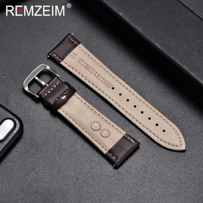 Ticwatch Leather Band - Durable Classic Design for Style BandsCo Straps