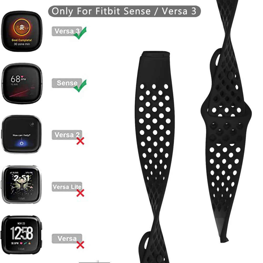 Breathable Sport Fitbit Versa & Sense Bands BandsCo Straps