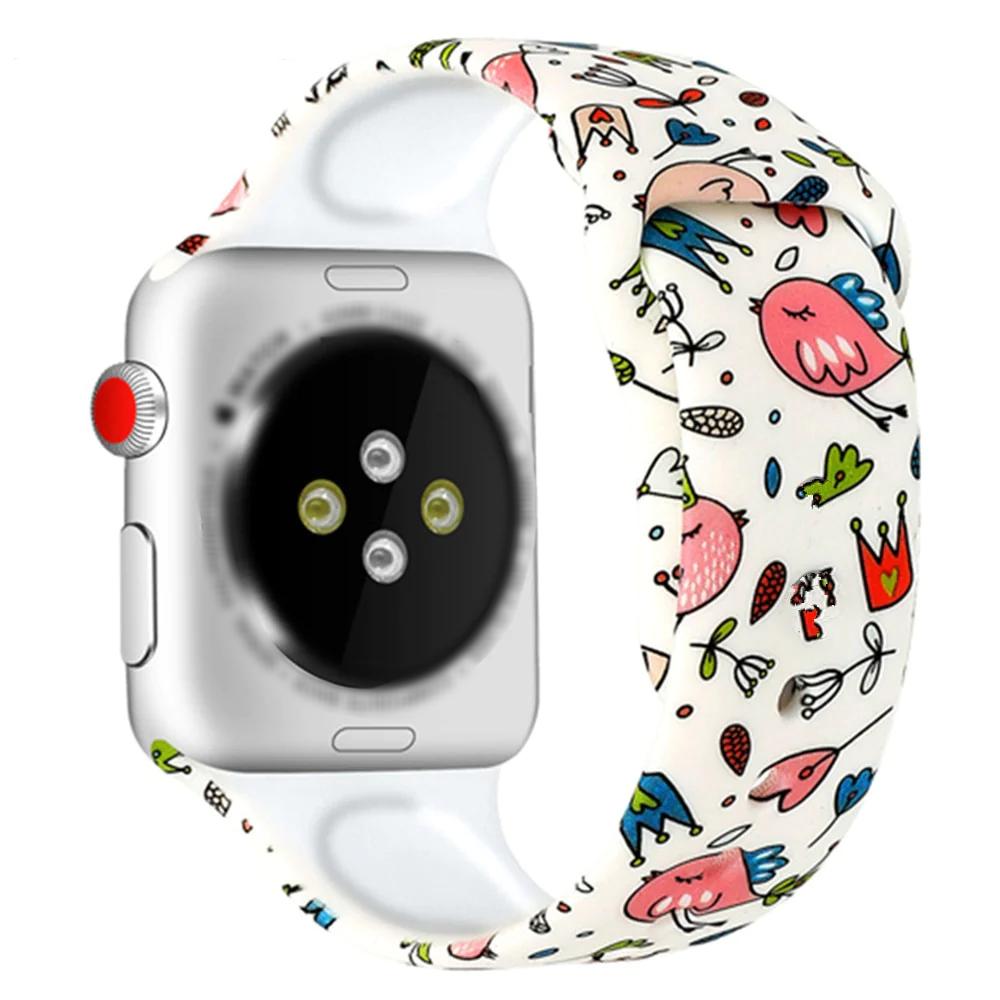 Sublimation Print silicone straps for Apple Watch - Wristwatchstraps.co