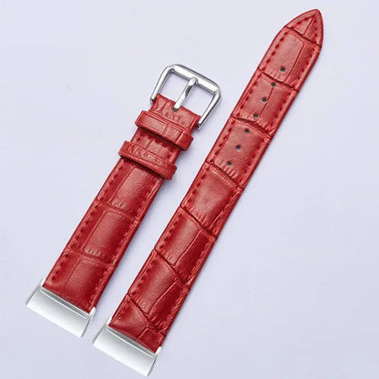 Fitbit Charge 6 5 4 3 Leather Band - Premium Classic Style BandsCo Straps