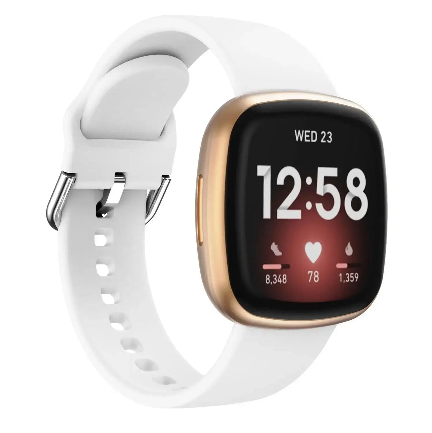 Fitbit Versa & Sense Silicone Strap - Soft and Flexible BandsCo Straps