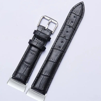 Fitbit Charge 6 5 4 3 Leather Band - Premium Classic Style BandsCo Straps