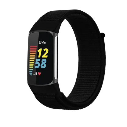 Fitbit Charge 5 6 Nylon Velcro Band - Durable Comfortable Strap BandsCo Straps