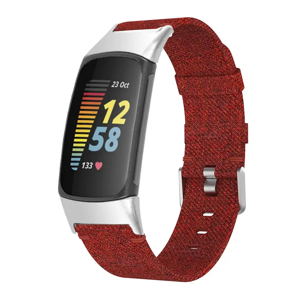 Fitbit Charge 5 6 Nylon Band - Durable Comfortable Strap BandsCo Straps