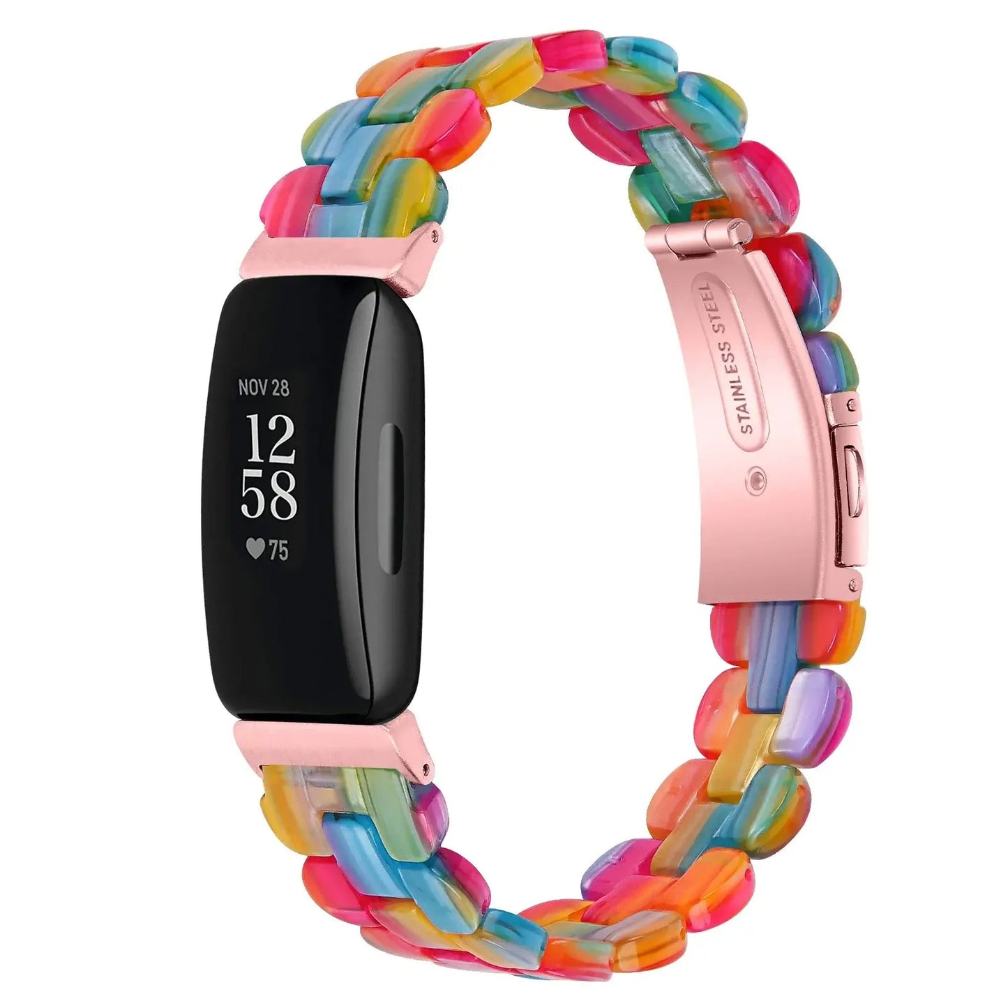 Fitbit Inspire 3, 2, 1, HR Resin Band - Durable, Lightweight BandsCo Straps