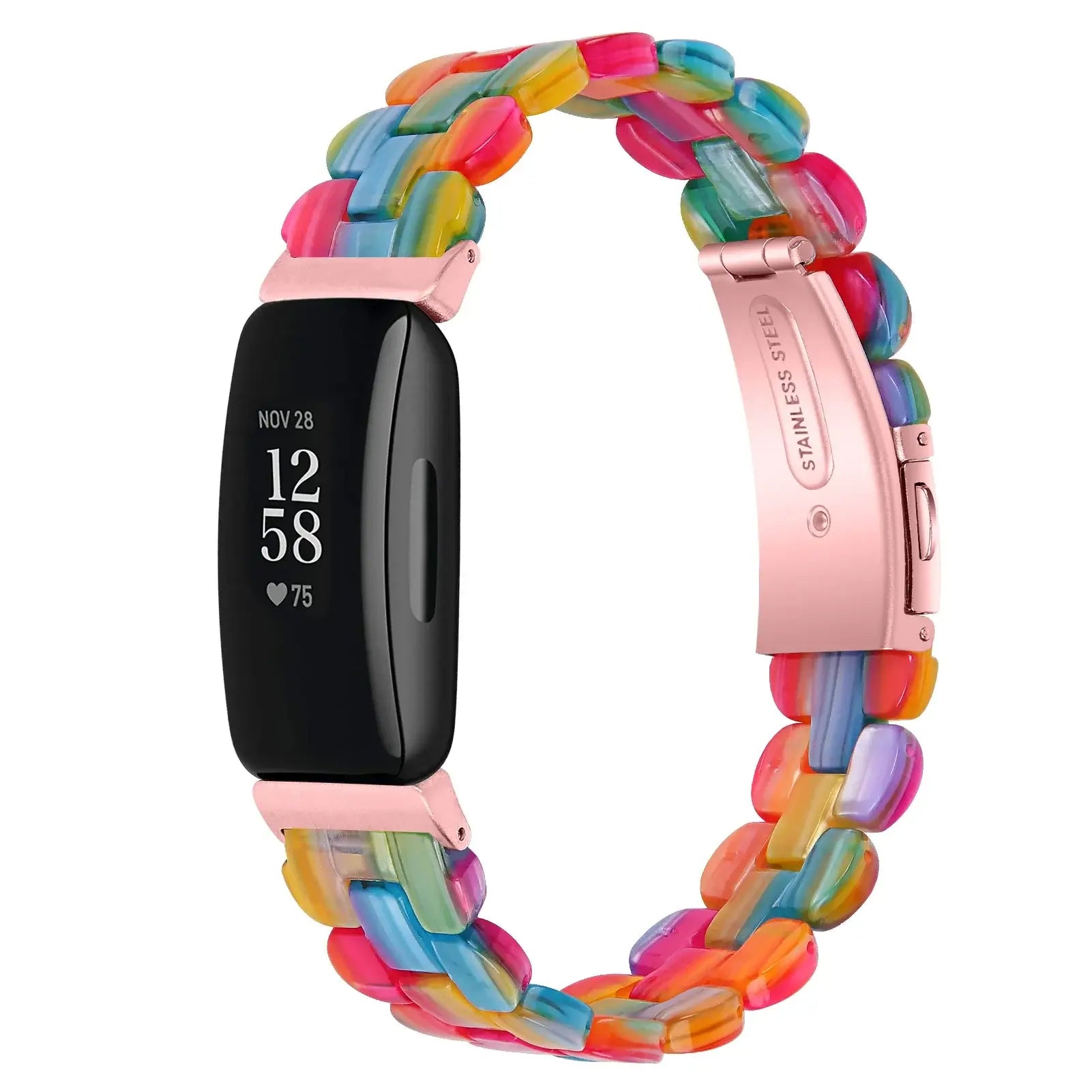 Fitbit Inspire 3, 2, 1, HR Resin Band - Durable, Lightweight BandsCo Straps