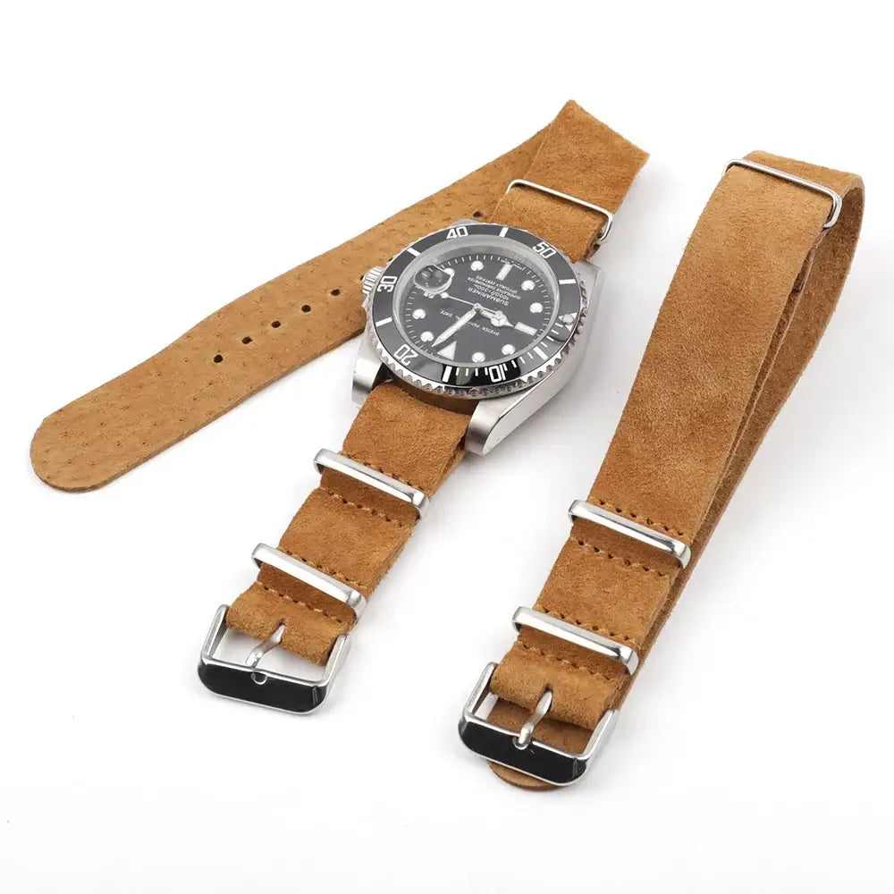 Ticwatch Suede Leather Strap - Stylish, Comfortable, Durable BandsCo Straps