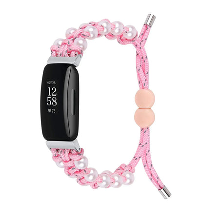 Fitbit Inspire 3, 2, 1, HR Braided Bead Band - Stylish Strap BandsCo Straps