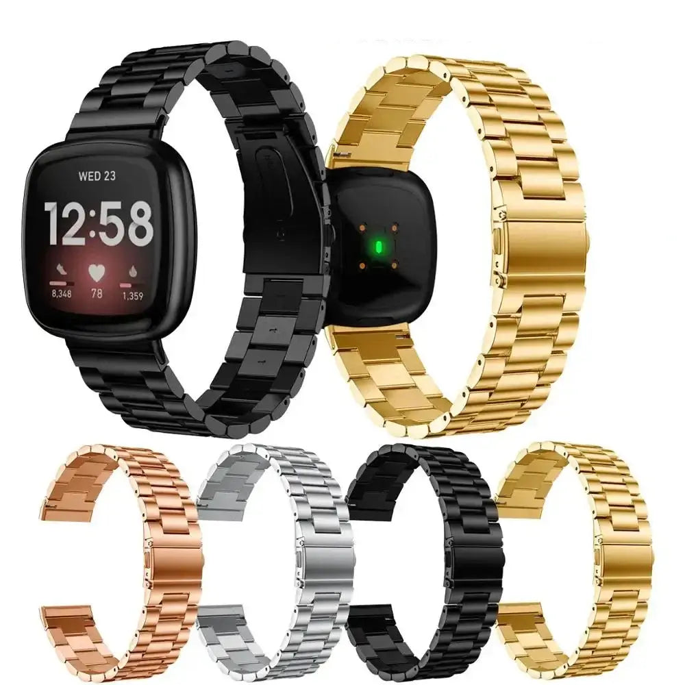Fitbit Versa & Sense Metal Band - Sleek Minimalist Design BandsCo Straps