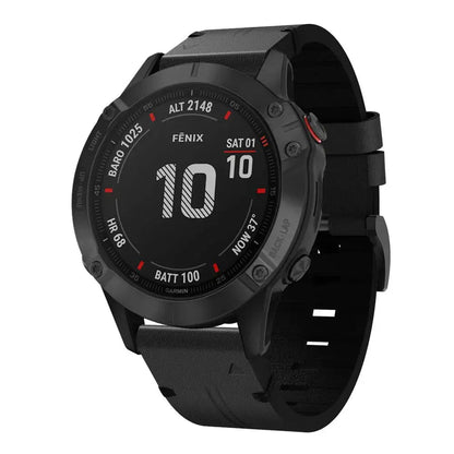 Garmin Soft Leather Band - QuickFit Stylish Upgrade BandsCo Straps