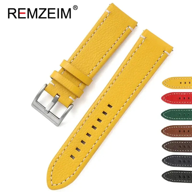 Ticwatch Leather Band - Premium Classic Design for Style BandsCo Straps