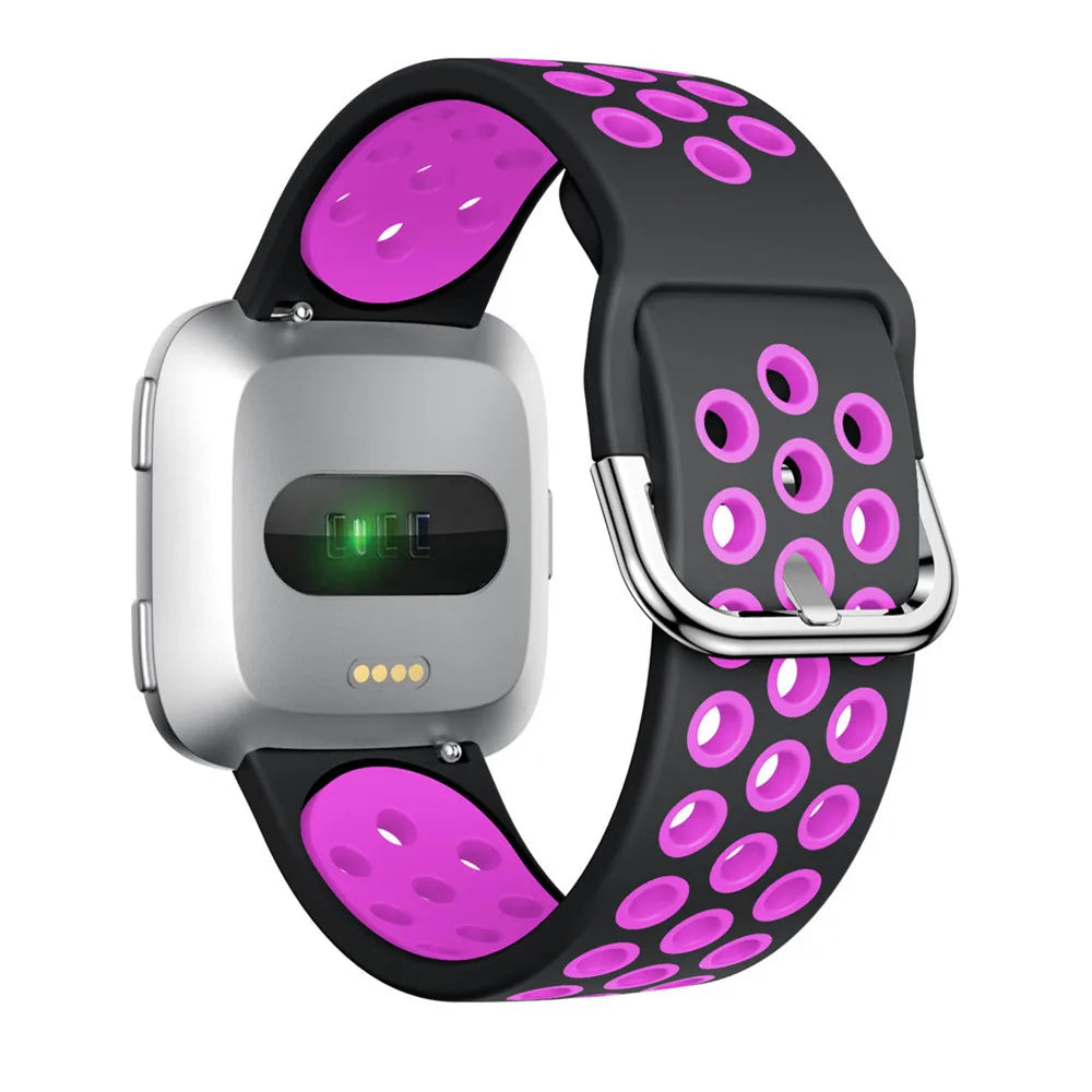 Breathable Silicone Fitbit Versa & Sense Bands BandsCo Straps