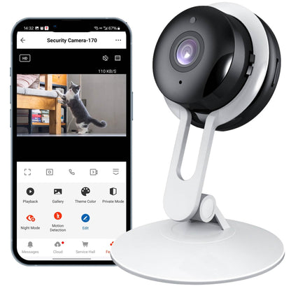 3MP Wireless Smart AI Home Security Camera – Two-Way Audio, Motion Detection, Night Vision DailySale