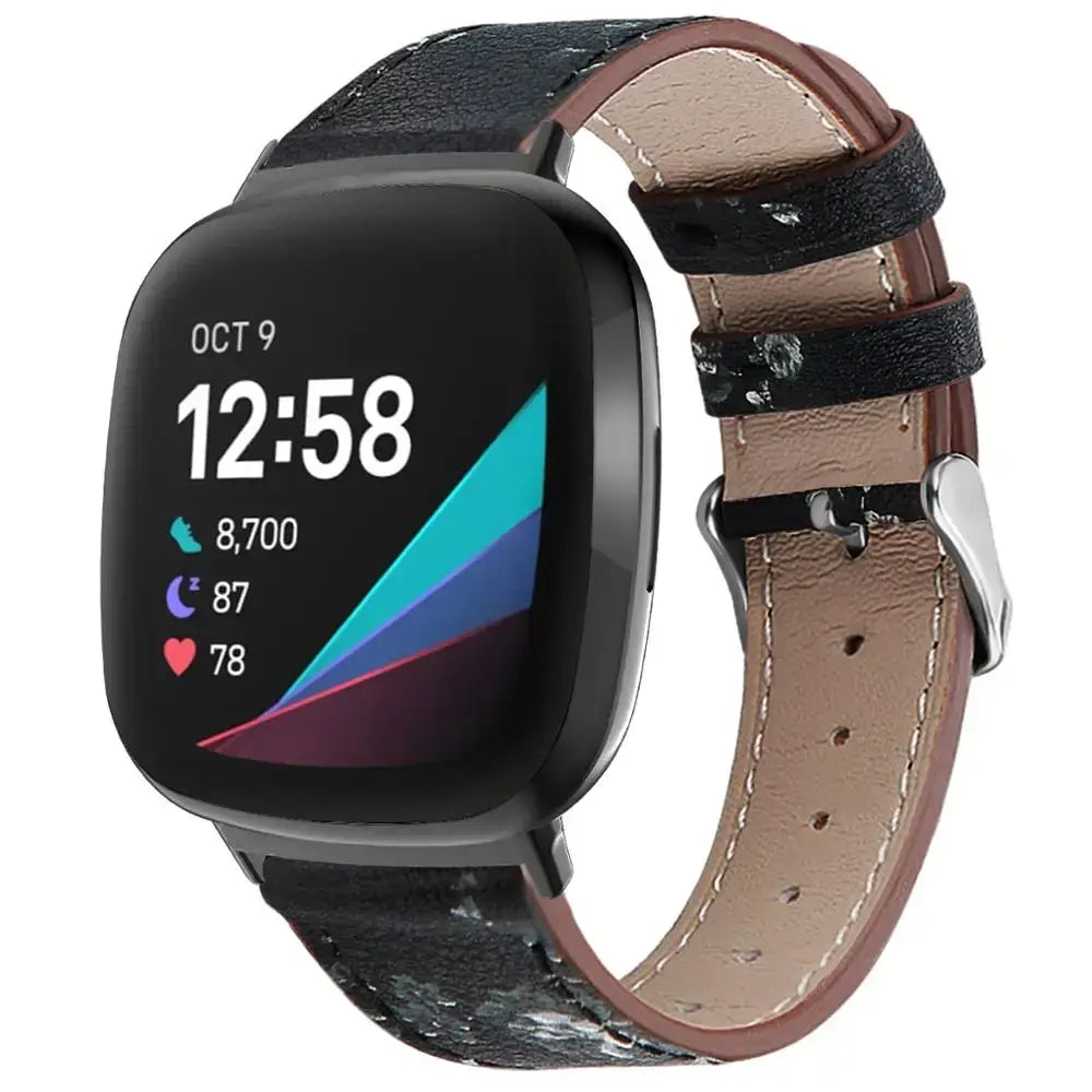 Fitbit Versa & Sense Leather Band - Durable Stylish Design BandsCo Straps