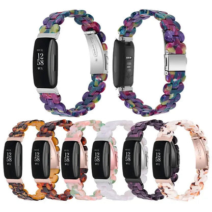 Fitbit Inspire 3, 2, 1, HR Resin Band - Durable, Lightweight BandsCo Straps