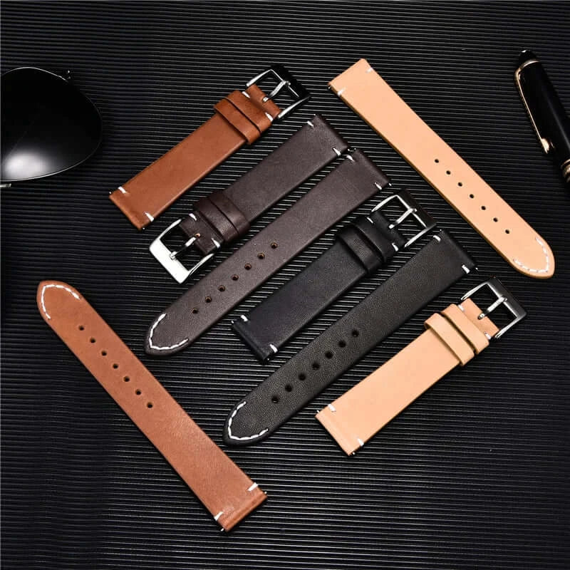 Ticwatch Genuine Leather Strap - Versatile Classic Design BandsCo Straps