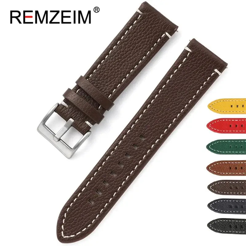 Samsung Galaxy Watch Leather Strap - Premium Classic Design BandsCo Straps